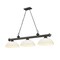 Z-Lite Cordon 3 Light Billiard, Bronze & Matte Opal 2306-3BRZ-DMO14 - alternate 1